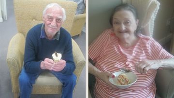 Residents enjoy first taste of summer at Northumberland care home